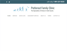 Tablet Screenshot of preferredfamilyclinic.net